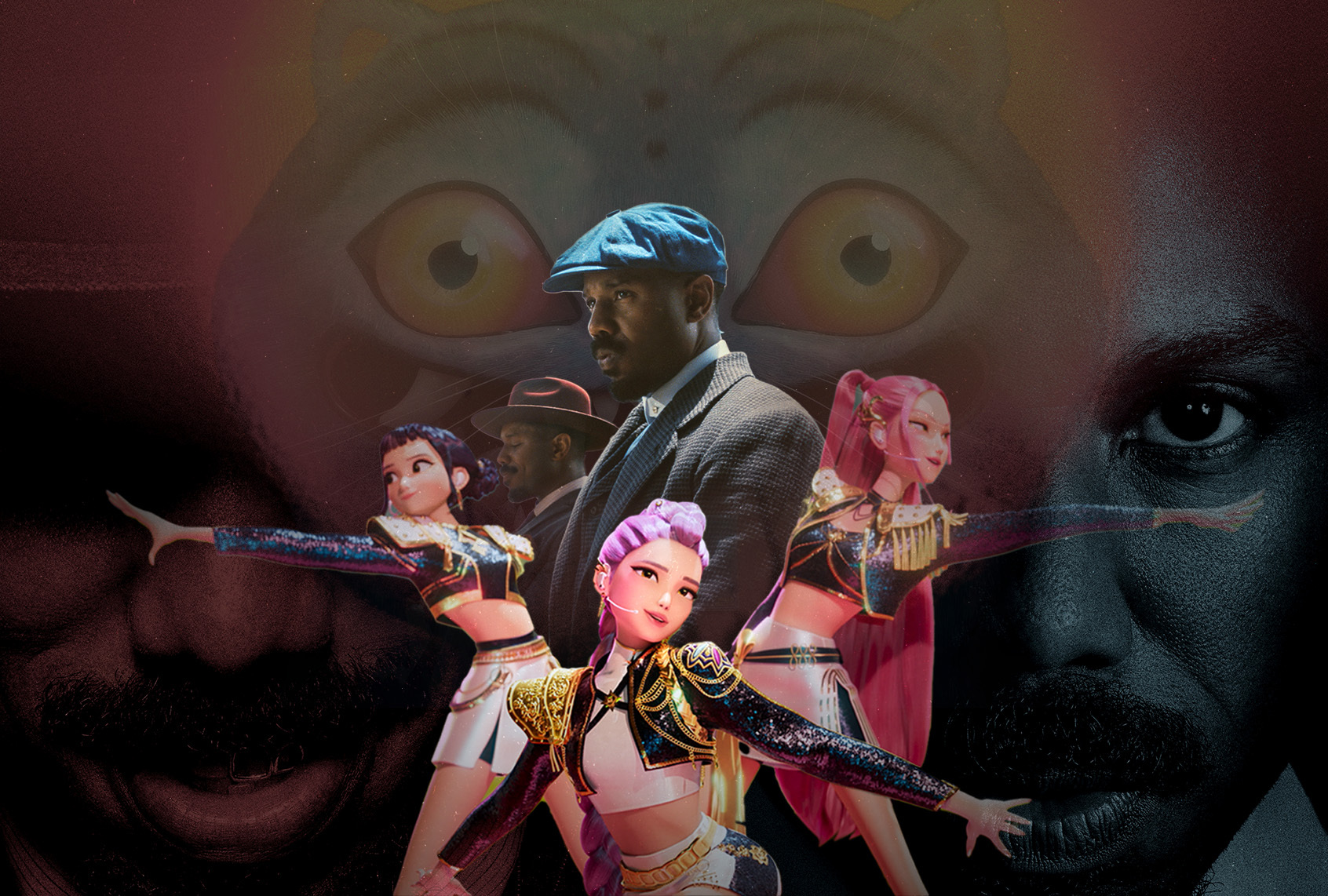 "Sinners" and "KPop Demon Hunters" (Photo illustration by Salon/Warner Bros. Pictures/Netflix)