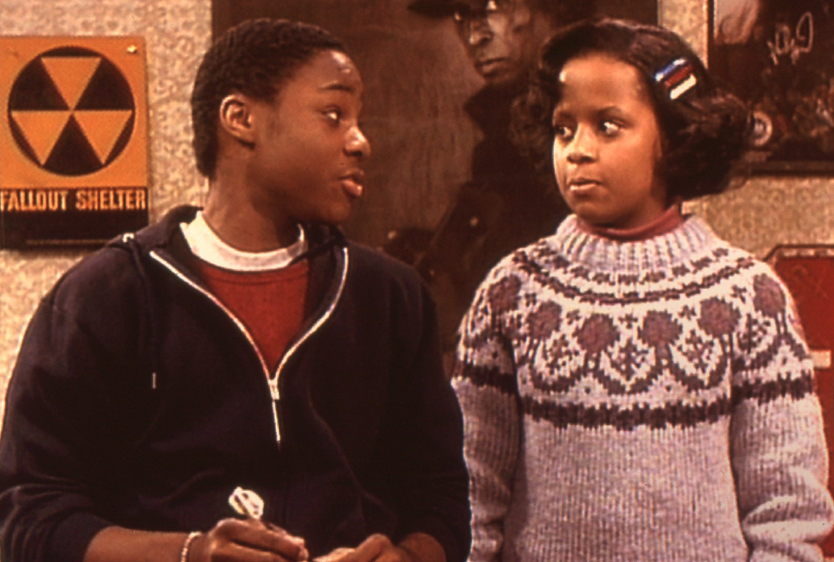 Malcolm-Jamal Warner and Tempestt Bledsoe in "The Cosby Show" (Carsey-Werner Television)