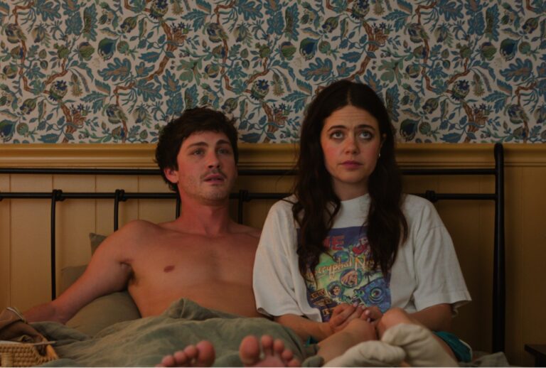 Logan Lerman and Molly Gordon in "Oh, Hi!" (Sony Pictures Classics)