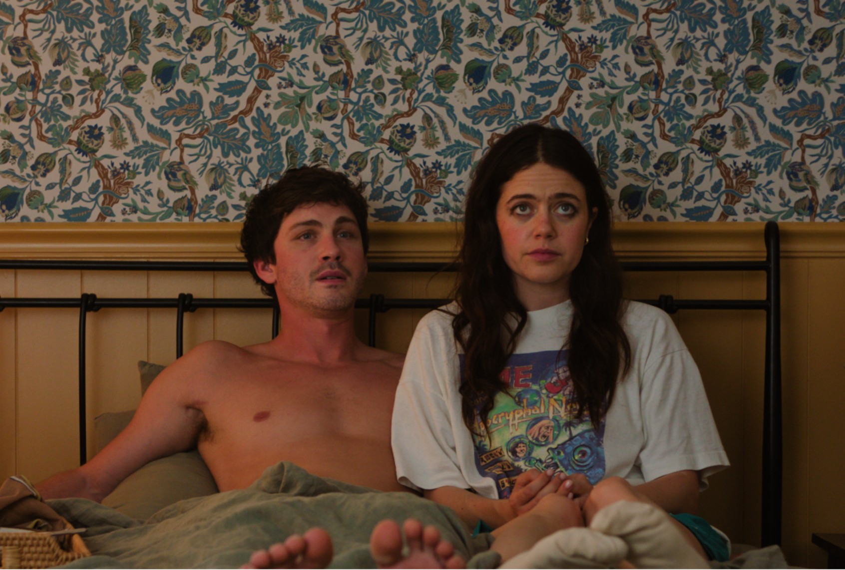 Logan Lerman and Molly Gordon in "Oh, Hi!" (Sony Pictures Classics)