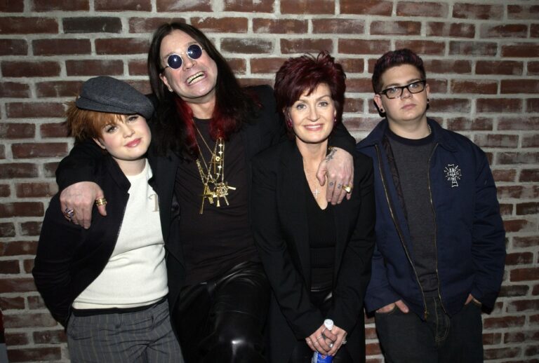 Kelly Osbourne, Ozzy Osbourne, Sharon Osbourne and Jack Osbourne (KMazur/WireImage/Getty Images)