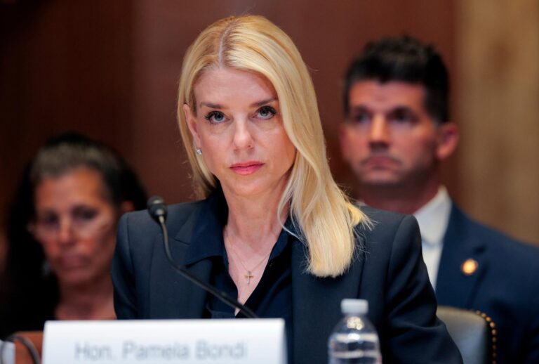 U.S. Attorney General Pam Bondi testifies in the Dirksen Senate Office Building on June 25, 2025 in Washington, DC. (Chip Somodevilla/Getty Images)