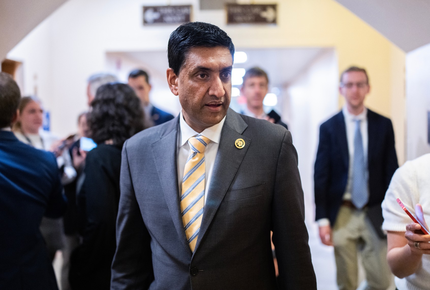 Rep. Ro Khanna, D-Calif., is seen in the U.S. Capitol on Wednesday, December 4, 2024. (Tom Williams/CQ-Roll Call, Inc via Getty Images)