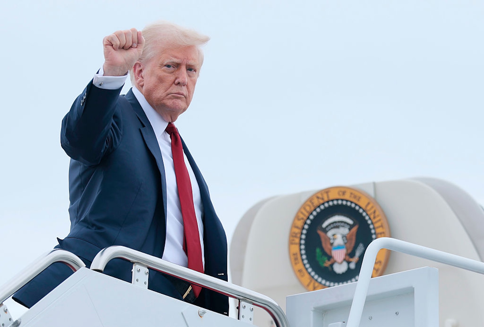 President Donald Trump boarding Air Force One (Anna Moneymaker/Getty Images)