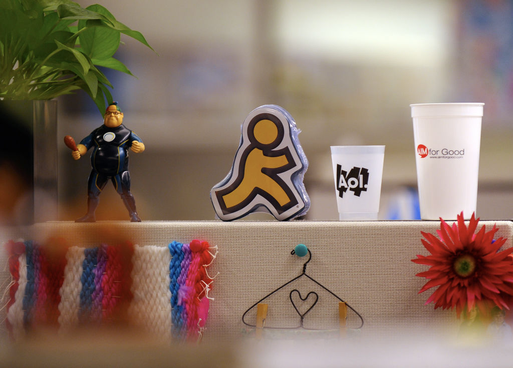 AOL is saying "Goodbye!" for the final time as it sunsets its dial-up internet services, ending an era many call their introduction to the internet. (The Washington Post / Getty Images)