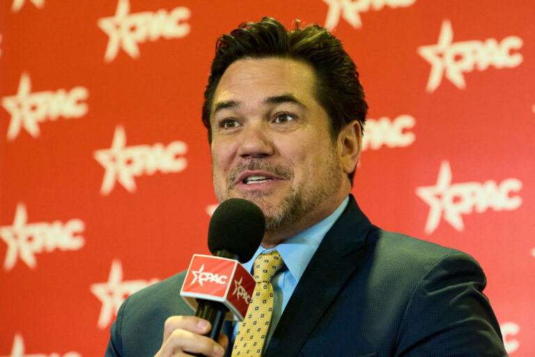 Outspoken Trump supporter Dean Cain announced he will join ICE now that they've removed the age cap. He'll also get a $50,000 signing bonus. And Hollywood has thoughts. (DOMINIC GWINN / Contributor / Getty Images)