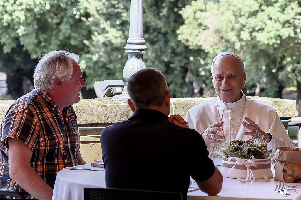 Pope Leo XIV breaks bread with society’s margins