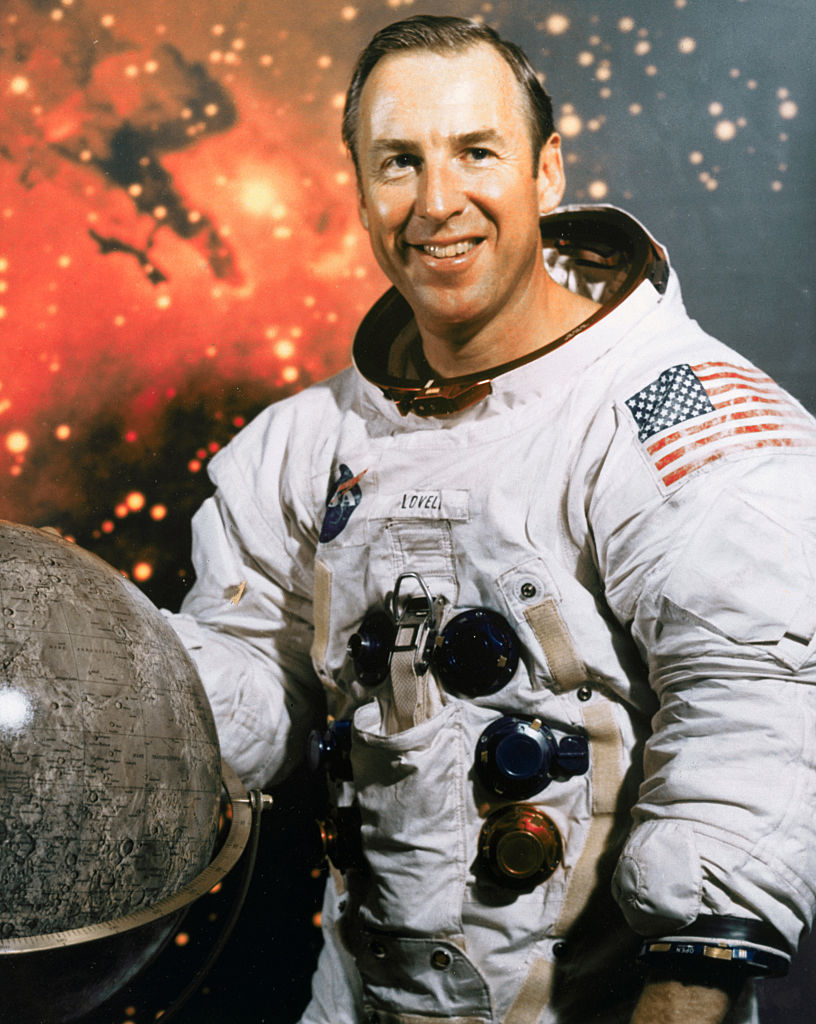 Jim Lovell died this week at age 97. The former astronaut is most well-known as the cool-headed commander of the storied and problematic Apollo 13 mission. He was a lifelong promoter of space exploration. (Bettmann / Contributor / Getty Images)