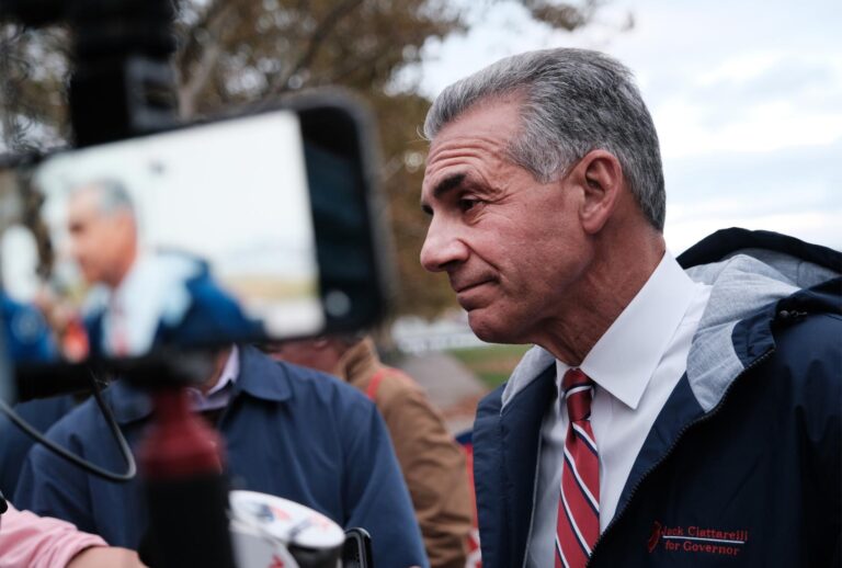 New Jersey Republican gubernatorial candidate Jack Ciattarelli participates in a campaign event with local residents on October 27, 2021 in Hoboken, New Jersey. (Spencer Platt/Getty Images)