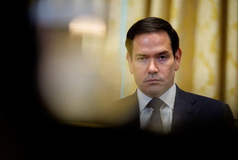 Secretary of State Marco Rubio attends a Cabinet Meeting on July 08, 2025 in Washington, DC. (Andrew Harnik/Getty Images)
