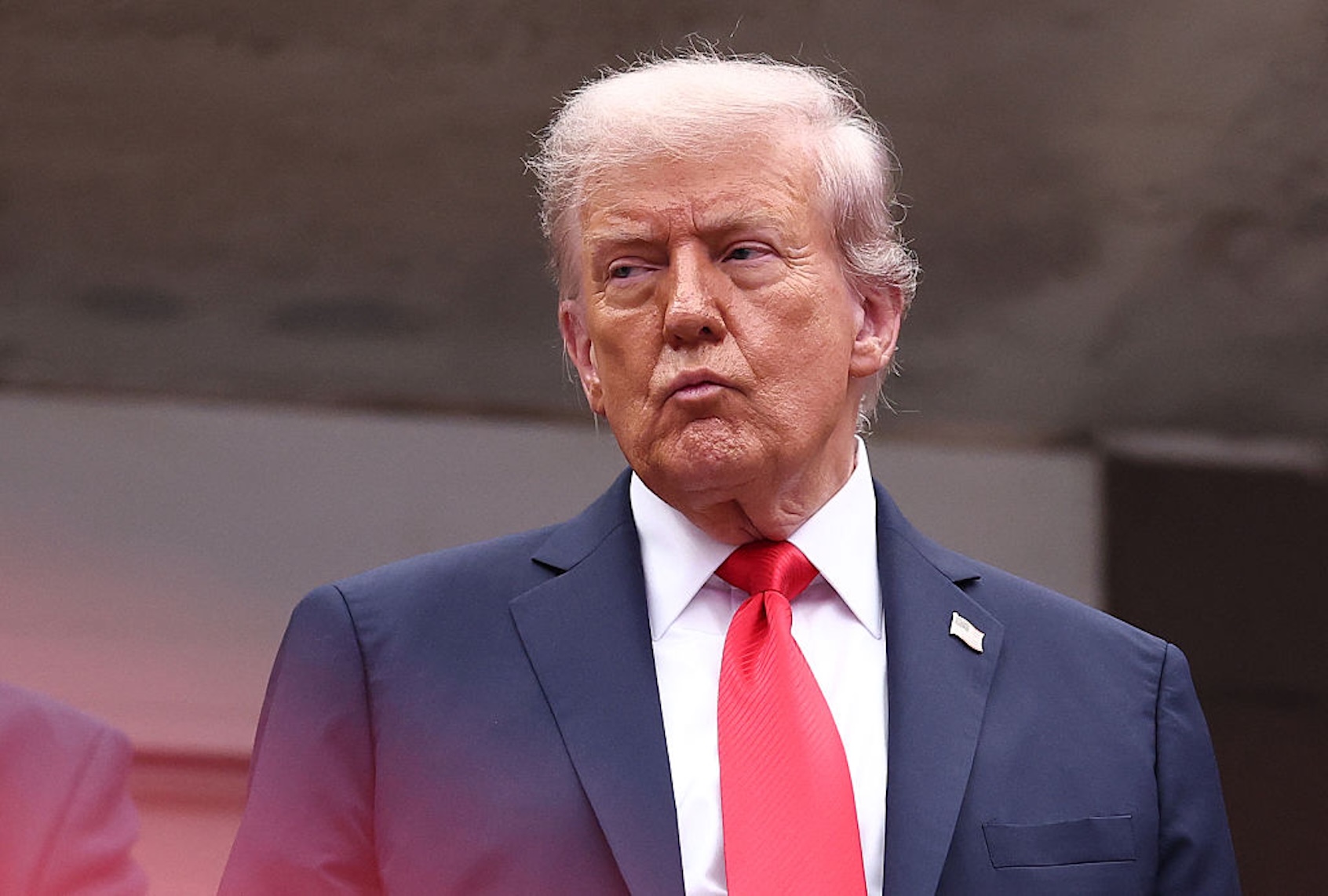 President Donald Trump attends the men's singles final during the U.S. Open on Sept. 7, 2025. (CHARLY TRIBALLEAU/AFP via Getty Images)