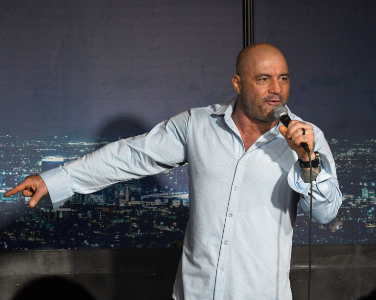 Joe Rogan is known for his controversial and right-leaning politics. In a recent podcast, his guest helped clarify the fallacies around recent Tylenol claims. "It's about the dose," they agree, supporting not Trump but science. (Michael S. Schwartz / Getty Images)