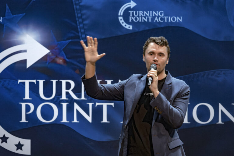 Efforts to avenge Kirk fall apart Conservative political activist Charlie Kirk, founder of Turning Point Action, speaks during a meeting on the campus of the University of Arizona in Tucson on October 17, 2024. (Photo by Olivier Touron/Getty Images)