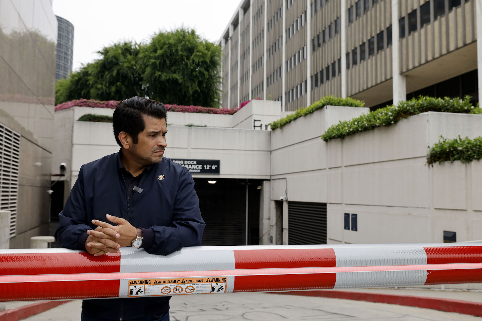 Rep. Jimmy Gomez, D-Calif., outside the Roybal Federal building in Los Angeles, June 9, 2025. (Carlin Still/Los Angeles Times via Getty Images)
