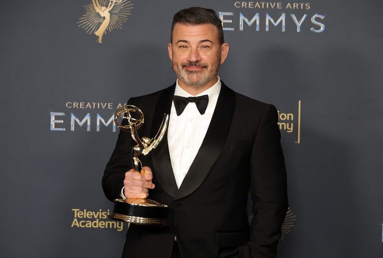 Jimmy Kimmel attends the 2025 Creative Arts Emmy Awards on Sept. 7, 2025 in Los Angeles, Calif. (Kevin Winter/Getty Images)
