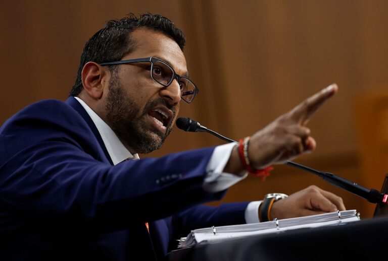 FBI Director Kash Patel testifies before the Senate Judiciary Committee on Sept. 16, 2025. (Chip Somodevilla/Getty Images)
