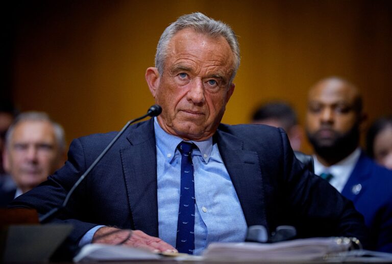 Health and Human Services Secretary Robert F. Kennedy Jr. appears before the Senate Finance Committee on Sept. 4, 2025. (Andrew Harnik/Getty Images)