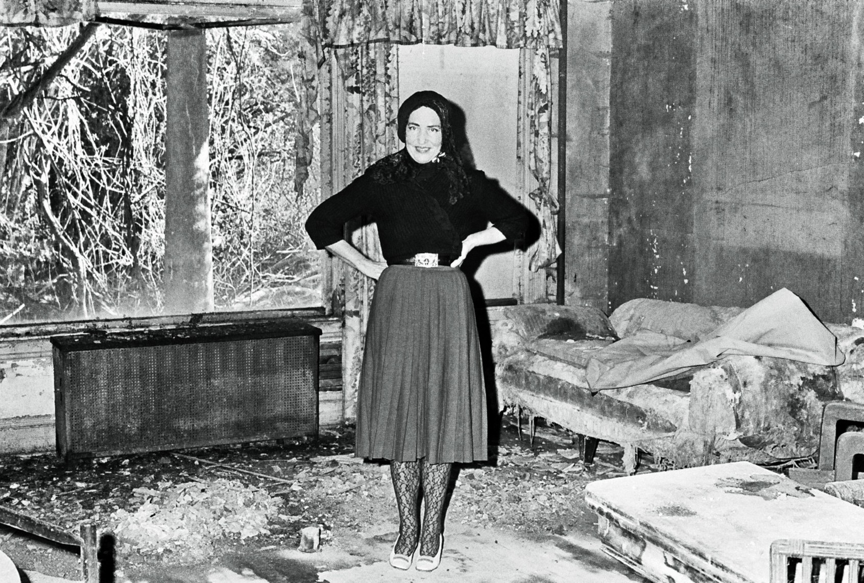 Edith Bouvier Beale at her home "Grey Gardens" on January 8, 1972. (Tom Wargacki/WireImage/Getty Images)