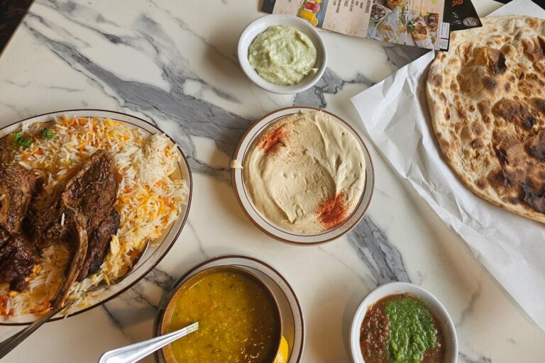 The spread at Remas Yemeni Restaurant (Chaya Milchtein)