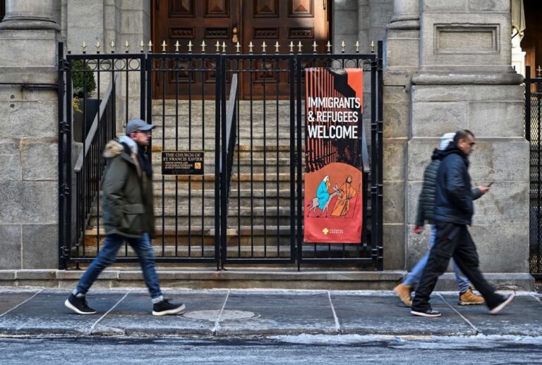 Churches have been put on notice, under Trump administration guidance, that immigrants can be arrested during services. (ANGELA WEISS/AFP via Getty Images)