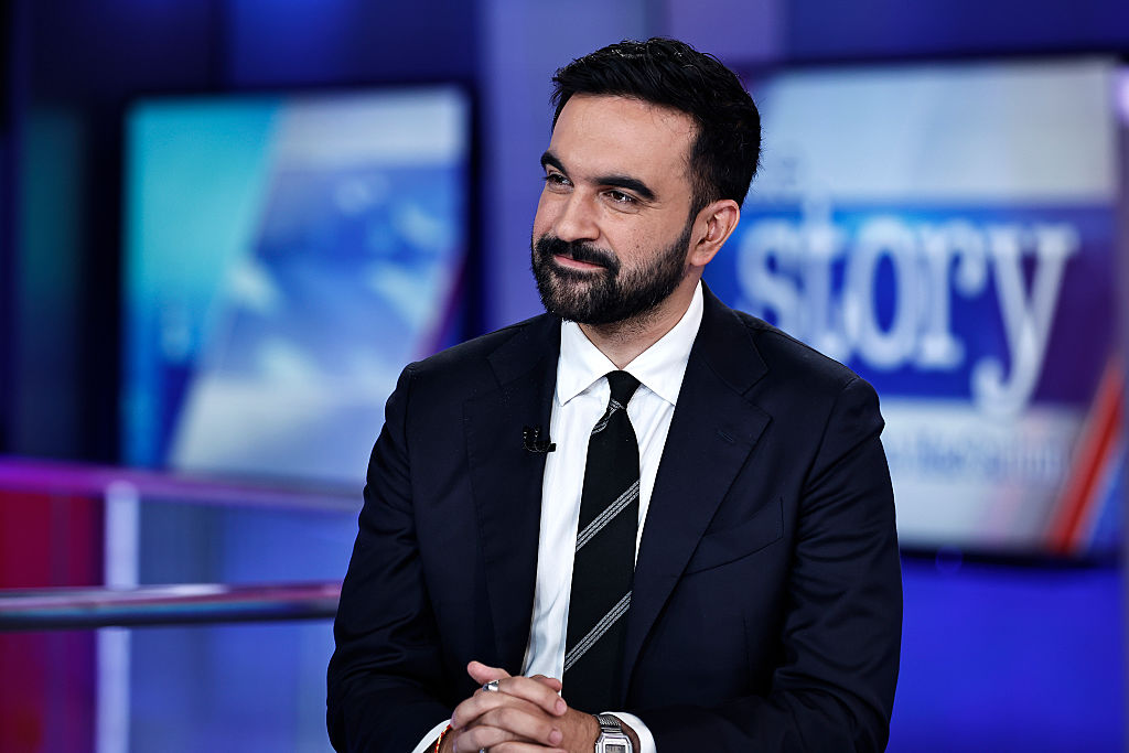 New York City mayoral candidate Zohran Mamdani visits "The Story With Martha MacCallum" at Fox News Channel Studios on October 15, 2025 in New York City. (John Lamparski/Getty Images)