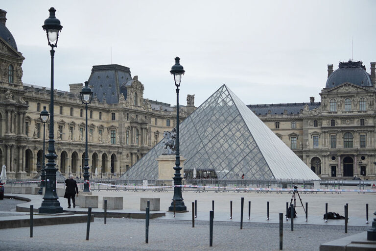 Life can imitate a popular heist film Thieves stole priceless jewels from the Louvre in broad daylight, emulating similar heist from Lupin and Ocean's 8. As the police hunt down the treasures, it may be hard for some to separate cinematic art from real life. (Remon Haazen / Getty Images)