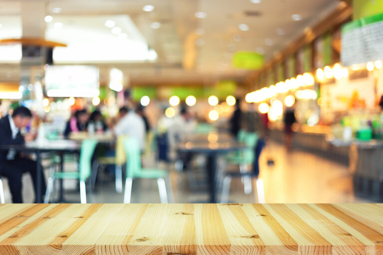 The Pentagon's mall-style food court  Food court, blurred (RonFullHD / Getty Images )