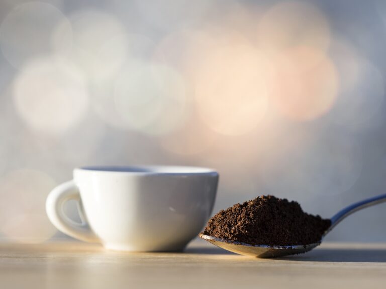 Cup of coffee and a tablespoon of instant coffee (Jose A. Bernat Bacete/Getty Images)