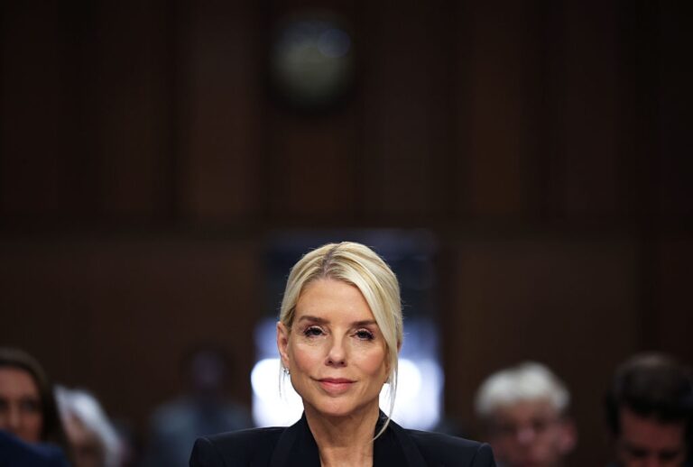 Attorney General Pam Bondi testifies before the Senate Judiciary Committee on Oct. 7, 2025. (Win McNamee/Getty Images)