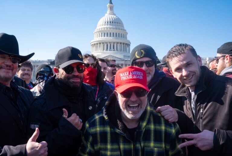How the Proud Boys invented antifa Proud Boys members Stewart Rhodes, Enrique Tarrio, Joseph Biggs and Zachary Rehl at the Capitol on Feb. 21, 2025. (Sarah L. Voisin/The Washington Post via Getty Images)