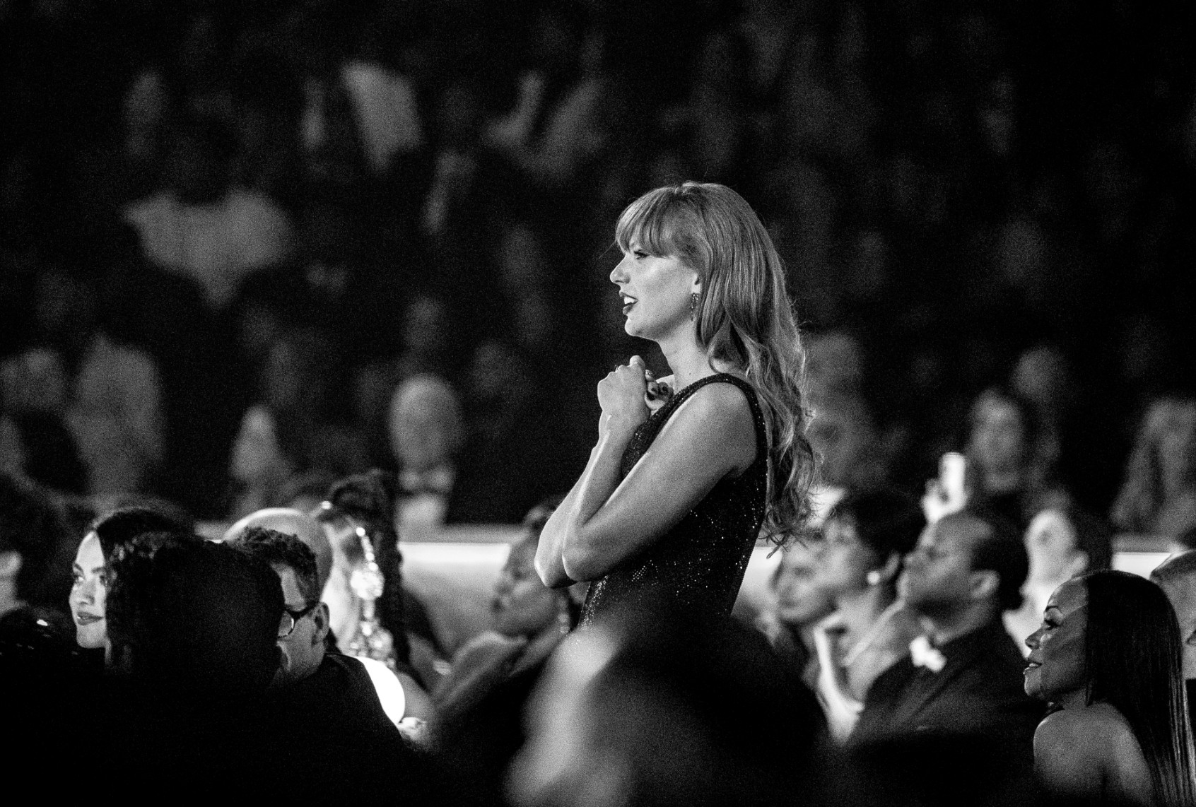 Taylor Swift at the 67th annual Grammy Awards on February 02, 2025, in Los Angeles, California. (Emma McIntyre/Getty Images for The Recording Academy)