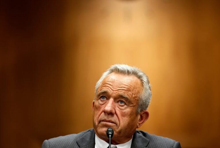 WASHINGTON, DC - JANUARY 30: Robert F. Kennedy Jr., U.S. President Donald Trump’s nominee for Secretary of Health and Human Services testifies during his Senate Committee on Health, Education, Labor and Pensions confirmation hearing at the Dirksen Senate Office Building on January 30, 2025 in Washington, DC. Kennedy is testifying for a second day following a tense three-hour hearing before the Senate Finance Committee where he clashed with Democrats over his stance on vaccines and abortion rights. (Photo by Kevin Dietsch/Getty Images)