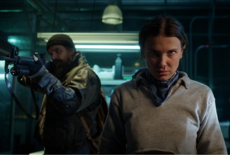 David Harbour as Jim Hopper and Millie Bobby Brown as Eleven in "Stranger Things" (Netflix)