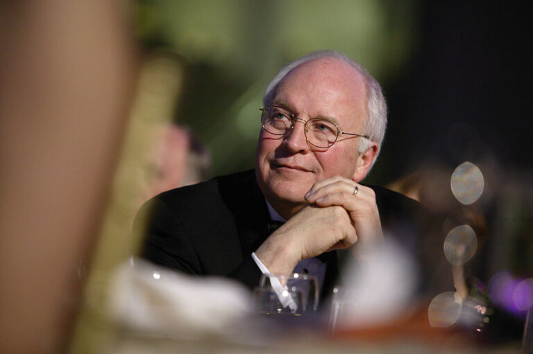 Then-Vice President Dick Cheney attends the 2002 American Patriot Award ceremony in Washington, D.C. (Brooks Kraft / Getty Images)