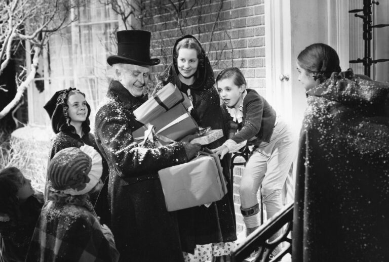 Reginald Owen stars as Ebenezer Scrooge in the 1938 motion picture "A Christmas Carol" (John Springer Collection/CORBIS/Corbis via Getty Images)