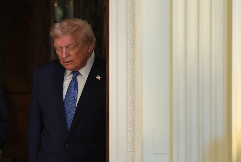 President Donald Trump prepares to speak at the White House on Dec. 16, 2025. (Anna Moneymaker/Getty Images)
