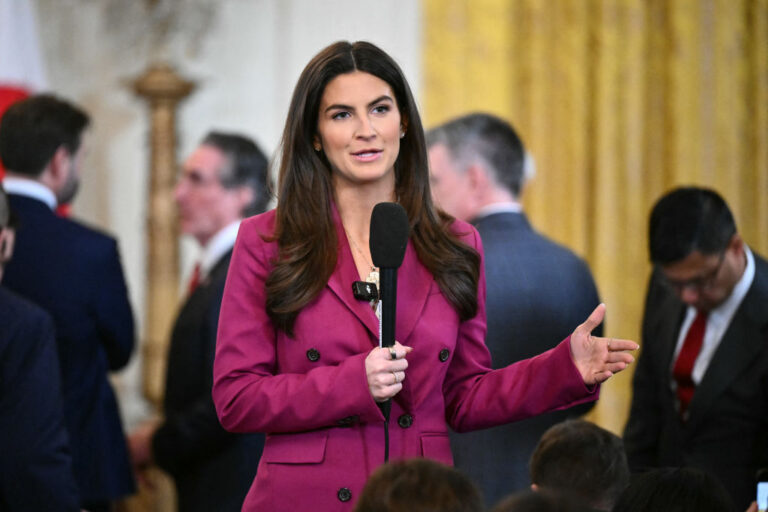 CNN Anchor Kaitlan Collins responded to President Trump's online attack on her questioning him at a recent press conference. (MANDEL NGAN / AFP / Getty Images)