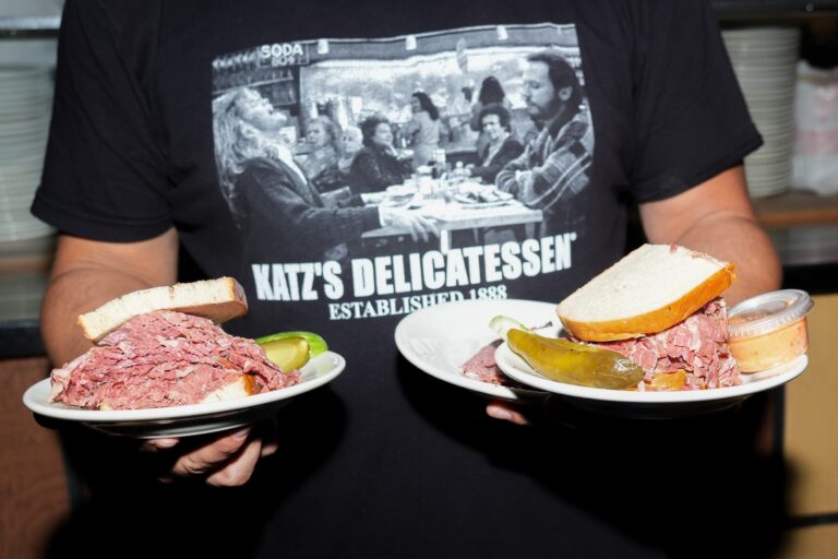 Atmosphere at the after party for Sony Pictures Classics and The Cinema Society's special screening of "Eleanor the Great" held at Katz's Delicatessen (Adela Loconte/Variety via Getty Images)