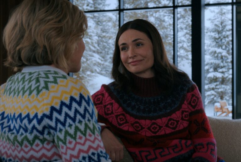 Rhea Seehorn and Karolina Wydra in "Pluribus" (Apple TV)