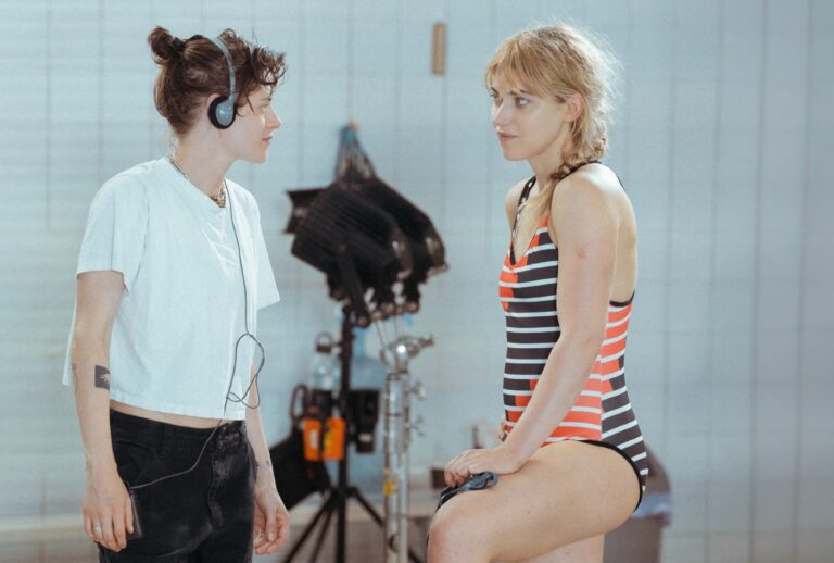 Kristen Stewart directs Imogen Poots in "The Chronology of Water" (Andrejs Strokins)
