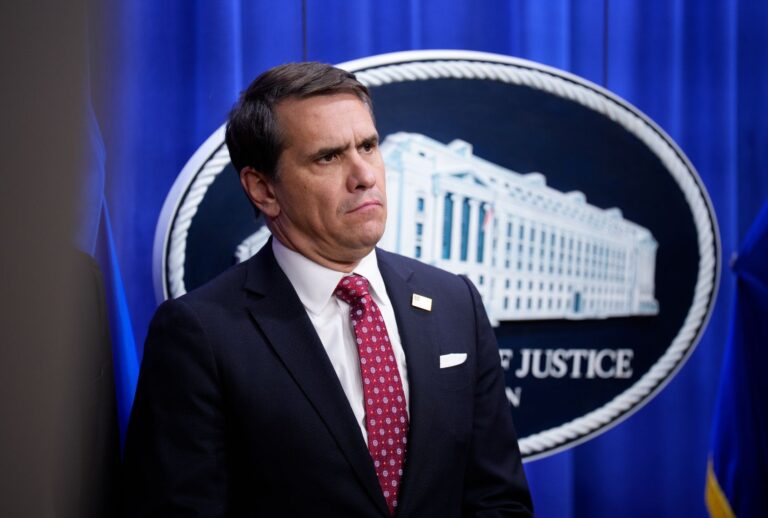 Deputy Attorney General Todd Blanche attends a news conference on November 19, 2025 in Washington, DC. (Andrew Harnik/Getty Images))