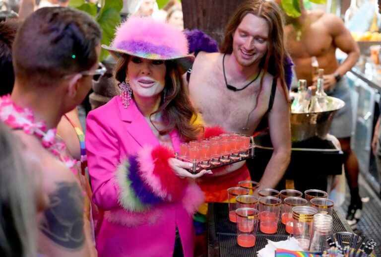 Lisa Vanderpump and Venus Binkley in "Vanderpump Rules" (Casey Durkin/Bravo)