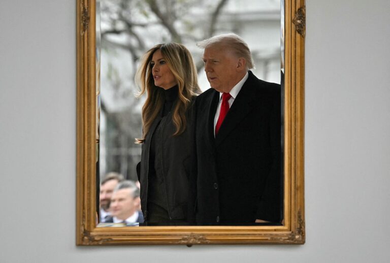 President Donald Trump and First Lady Melania Trump (ANDREW CABALLERO-REYNOLDS / AFP via Getty Images)