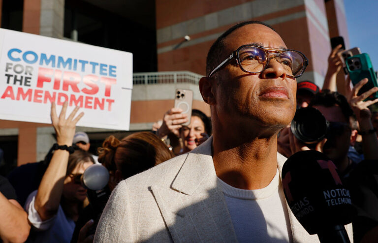 Journalist Don Lemon was arrested and charged with civil rights violations because he was reporting on a protest at a church in Minneapolis. (Mario Tama / Getty Images)