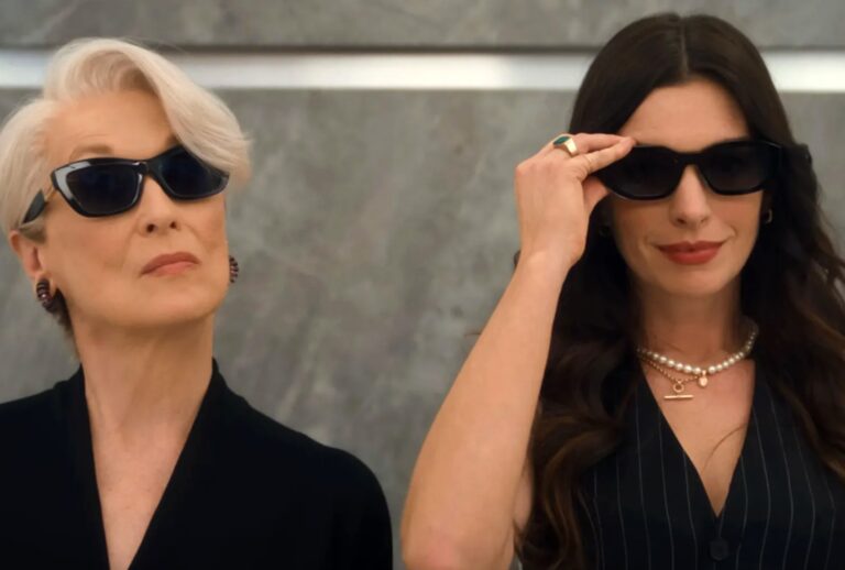 Meryl Streep and Anne Hathaway in "The Devil Wears Prada 2" (20th Century Studios)