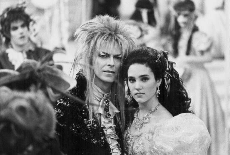 David Bowie and Jennifer Connelly in "Labyrinth," 1986 (Stanley Bielecki Movie Collection/Getty Images)
