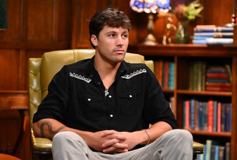 Rob Rausch in "The Traitors" (Euan Cherry/Peacock)