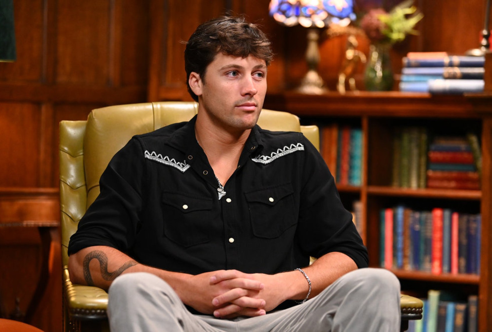 Rob Rausch in "The Traitors" (Euan Cherry/Peacock)