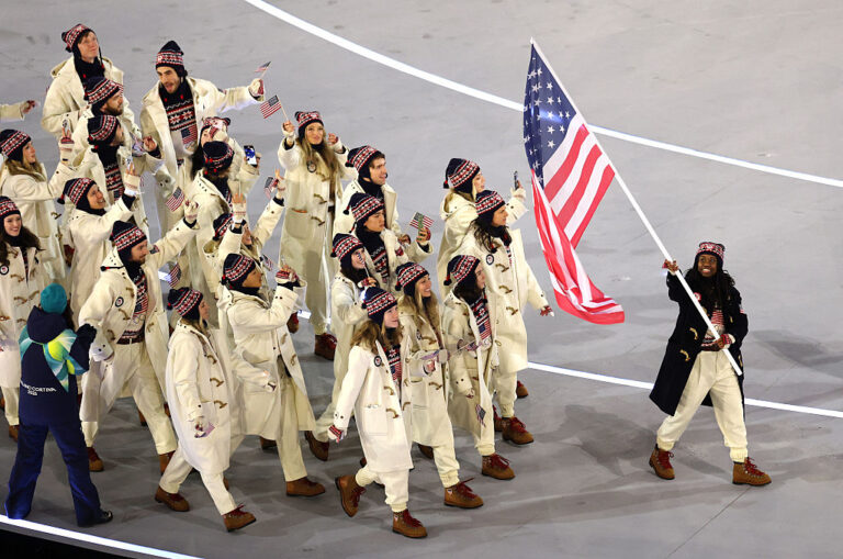 Olympians are meant to be the representatives of their country. Some from Team USA are struggling to find peace between that expectation and the political turmoil back home. (Maja Hitij / Getty Images)