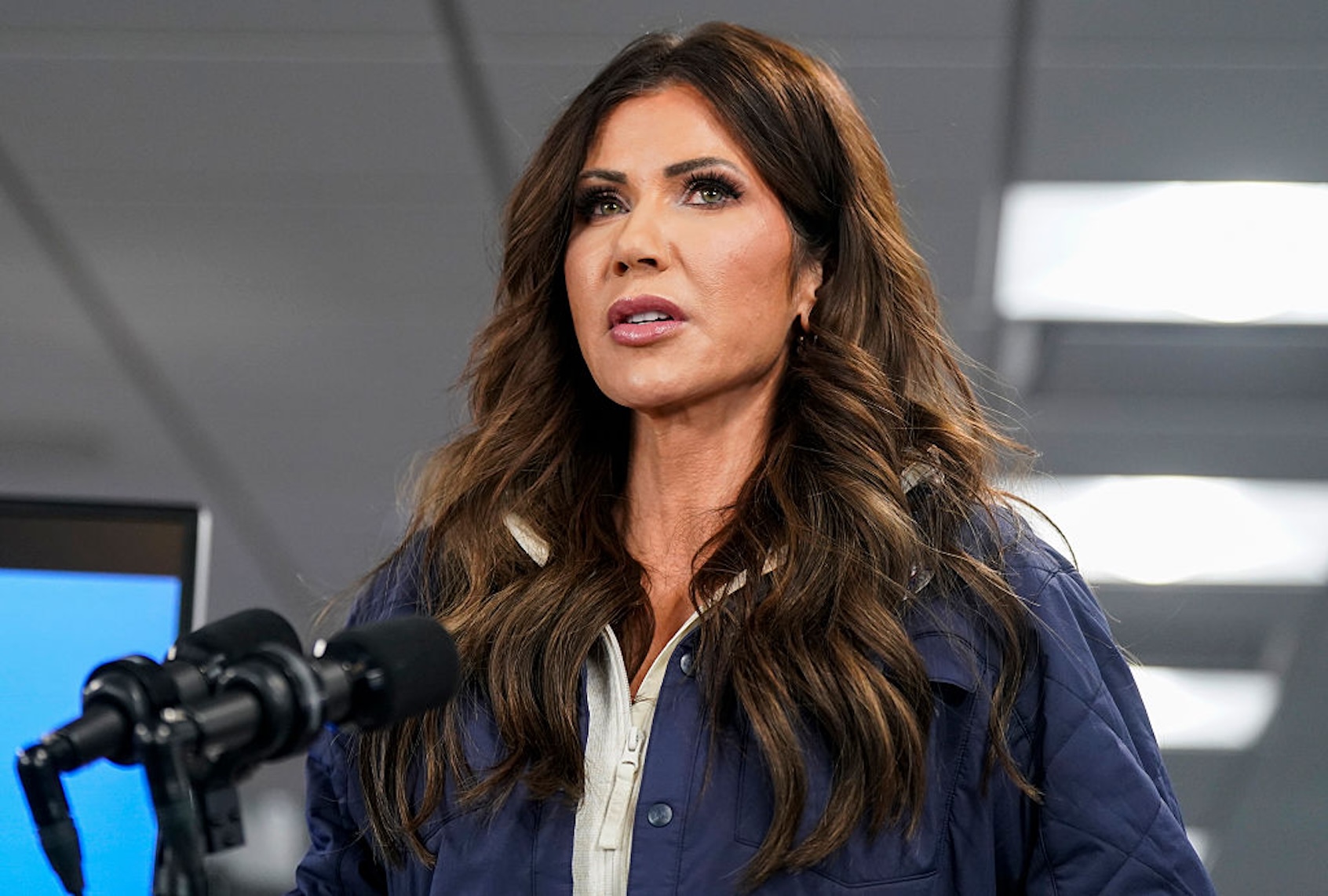 Department of Homeland Security Secretary Kristi Noem is under fire for her chaotic management of the agency (Al Drago/Getty Images)